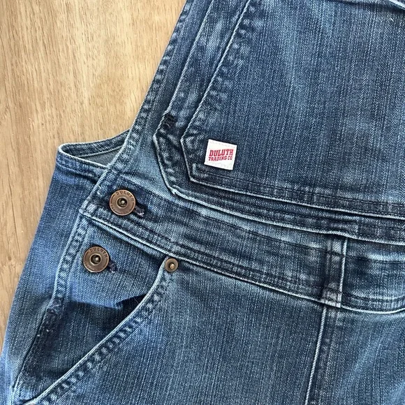 Duluth double flex denim overalls new 8 regular - Picture 3 of 5